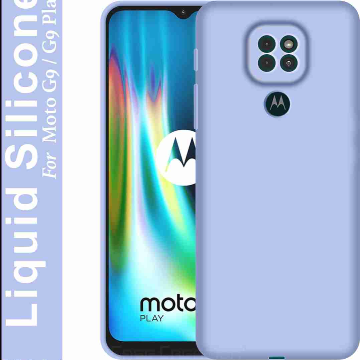 MOTO G9 PLAY SILICONE  CASE BLACK